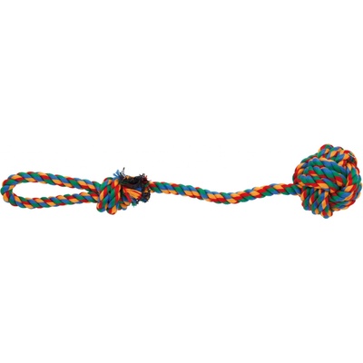 Dog Fantasy bavlna přetahovadlo barevné házecí 35 cm