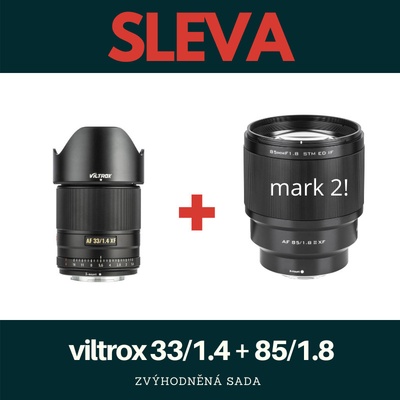 Viltrox 33mm f/1.4 + 85mm f/1.8 Fujifilm X