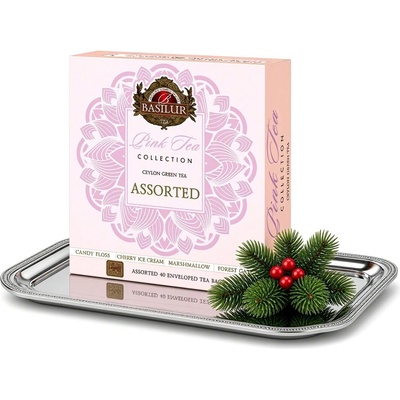 BASILUR Gift Pink Tea Assorted přebal gastro 40 x 1,5 g