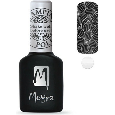 Gél lak na pečiatkovanie Moyra biely 10ml