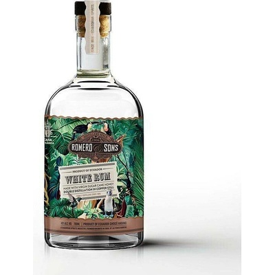 Romero & Sons White Rum 40% 0,7 l (holá láhev)