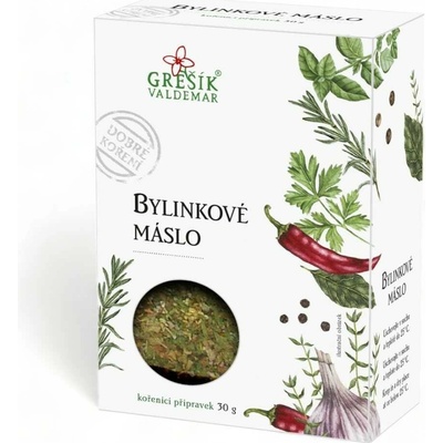 Grešík Bylinkové máslo 30 g – Hledejceny.cz