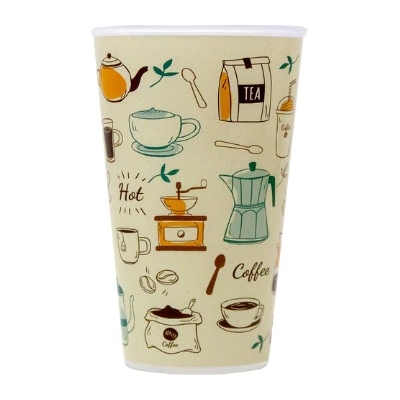 INJETON PLAST Vratný kelímek s potiskem Hot 300 ml