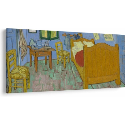 Obraz - Vincent van Gogh, The Bedroom, reprodukcia, jednodielne 200x100 cm