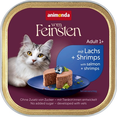 Animonda Vom Feinsten Adult losos, krevety 32 x 100 g – Hledejceny.cz