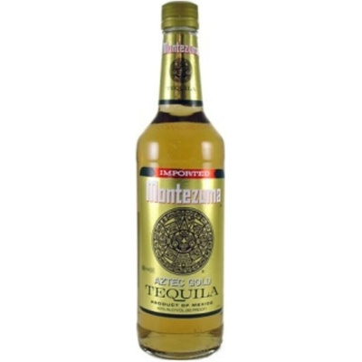 Tequila Montezuma Gold 40% 1 l (holá láhev)