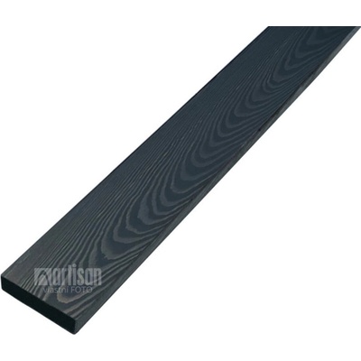 Plotovky dřevěné rovné, sibiřský modřín, barvené - odstín antracit 20x90x900, kvalita AB