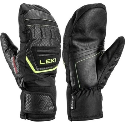 Leki WCR Team 3D Junior Mitt Black-Ice Lemon