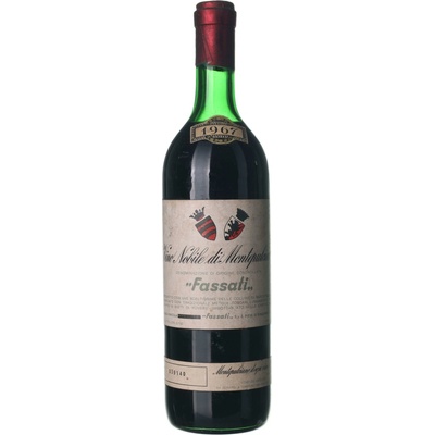 Fassati Vino Nobile di Montepulciano suché červené 1967 0,75 l (holá láhev)