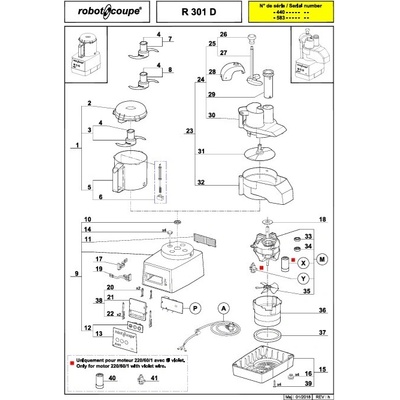 Robot Coupe ND 104919 VRCHNÍ ČÁST KROUHACÍ HLAVY CL 20, CL 30, R 301 – Hledejceny.cz