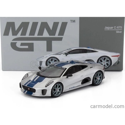 MINI GT Jaguar C-X75 Silver 1:64