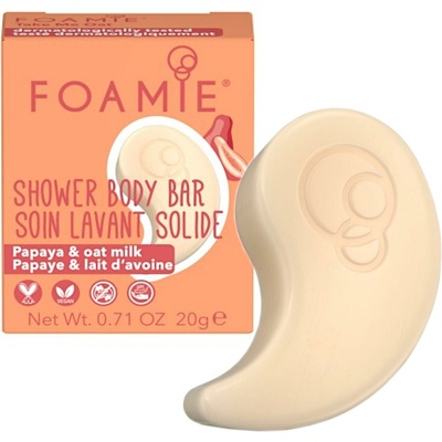 Foamie Papaya & Oat Milk Shower Body Bar 20 g