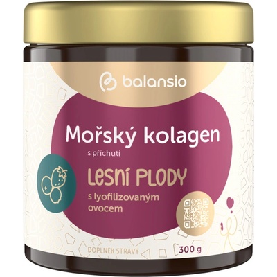 Balansio Mořský kolagen s příchutí Lesní plody s lyofil. ovocem 10 g