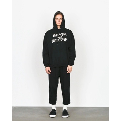 THRAsher SKATE AND DESTROY Hoodie black