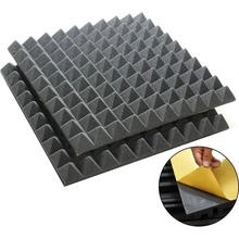 Veles-X Acoustic Pyramids Self-Adhesive 50 x 50 x 5 cm Anthracite