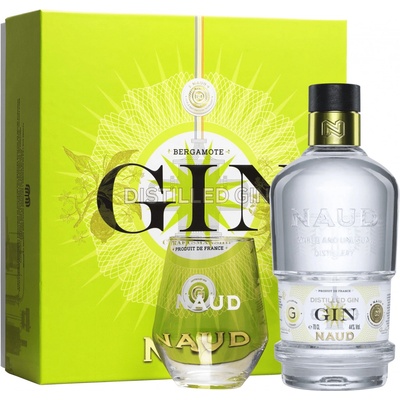 Naud Gin 44% 0,7 l (darčekové balenie 1 pohár)