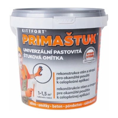 Kittfort PRIMAŠTUK 8+1 kg zdarma