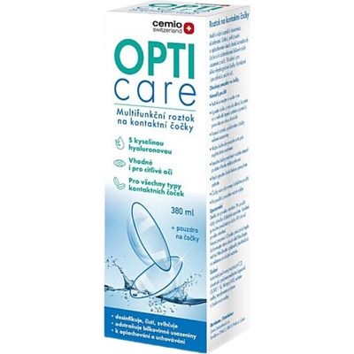Cemio Opti care multifunkční roztok na kontaktní čočky 380 ml – Hledejceny.cz