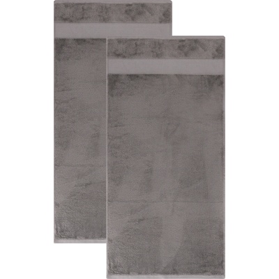 Livarno ručník 50 x 100 cm 2 kusy šedá