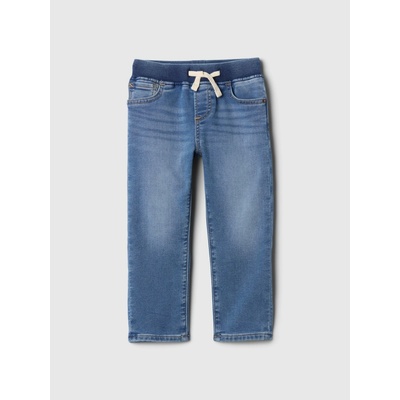GAP Baby džínsy Pull On Slim Tmavomodrá