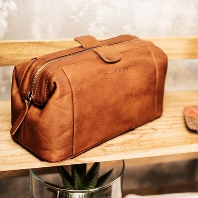 The Chesterfield Brand Kožená kosmetická taška Vince C08.017131 koňaková