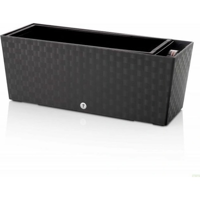 Plastkon samozavlažovací truhlík Supreme Antracit 49.5x19.3x19 cm