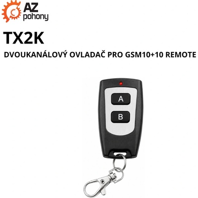 TX2K - dvoukanálový ovladač pro GSM10+10 REMOTE