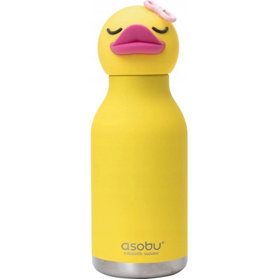 Asobu Bestie termoska pre deti so slamkou Kačička 460 ml