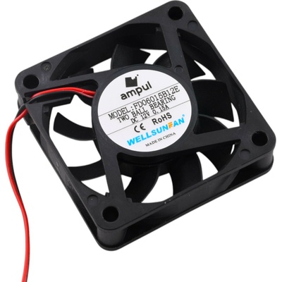 Ventilátor 60x60x15mm, DC 12V, IP68, FD06015S12E