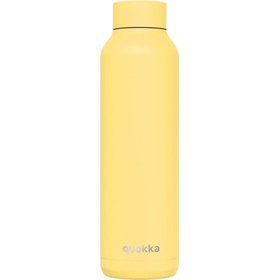 Quokka Nerezová termoláhev Solid Powder 630 ml světle žlutá