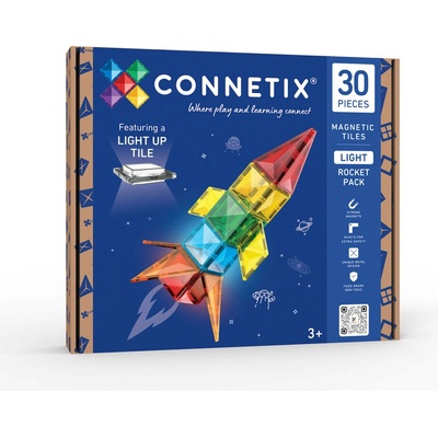 Connetix Rainbow Geometry Pack 30 ks