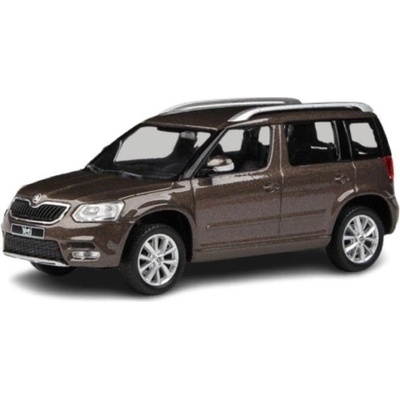 Abrex Škoda Yeti facelift 2013 hnědá 1:43
