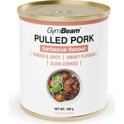GymBeam Trhané vepřové maso 300 g barbecue