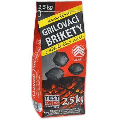 Servis Les grilovacie brikety 2,5 kg