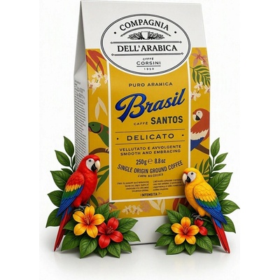 Corsini Single Brasile Santos mletá 250 g