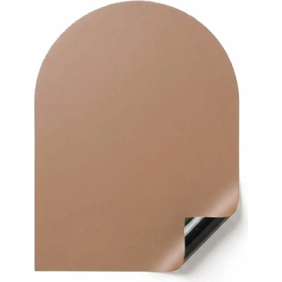 MOSH MSH-MGN-KD3 Samolepící magnetická fólie na zeď ve tvaru oblouku 100 × 80 cm - hnědá