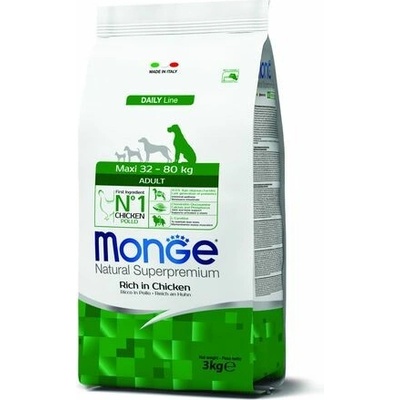 Monge Natural Superpremium Maxi Adult s kuřecím 3 kg