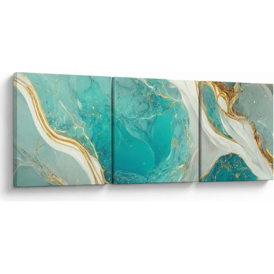 Obraz - Mramorový design II., trojdielne 120x40 cm