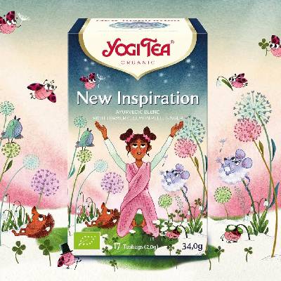 Yogi Tea New Inspiration BIO – bylinný a koreninový čaj, 17 × 2 g