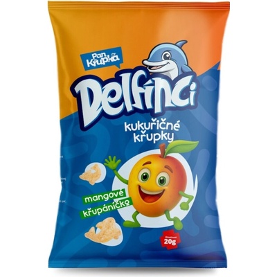 REJ Delfínci kukuřičný snack mangový 20 g