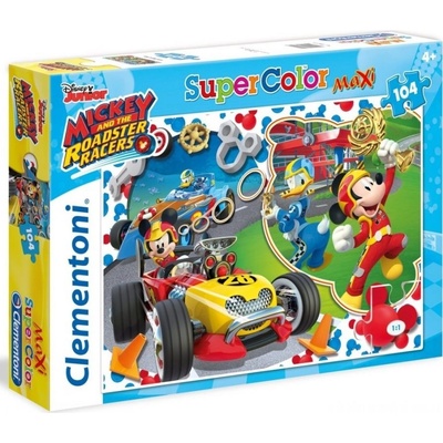 Clementoni Mickey Mouse Závodníci 104 dílků