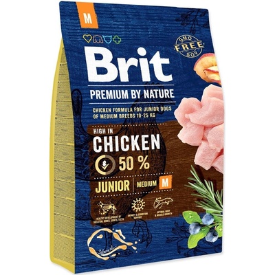 Brit Premium by Nature Junior M Chicken 3 kg