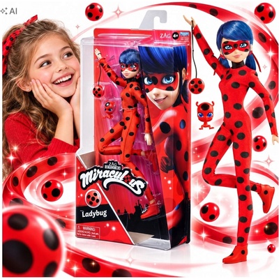 Playmates Miraculous Beruška a černý kocour Dragon Bug