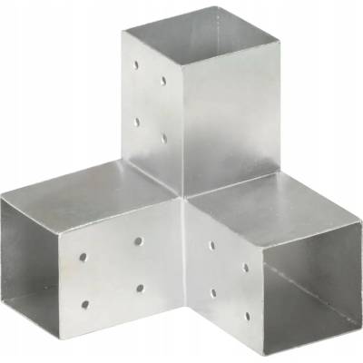 Elektrogalvanizovaný spojovací díl pro sloupky 180x180x185mm