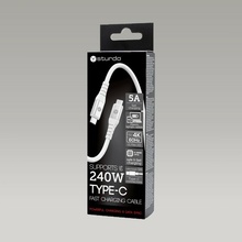 Sturdo KAB-0261-STU-C240W 2X TYPE-C 240W 5A 10GBPS, 1m, bílý