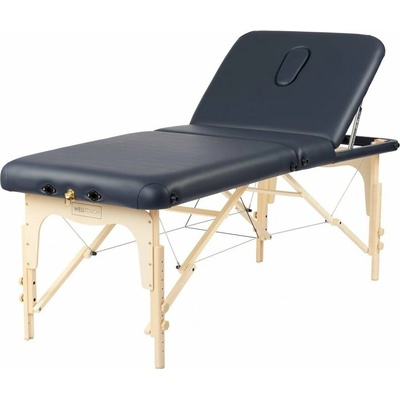 WellTouch Skladací masážny stôl Salon II 185 × 76 cm s otvorom na tvár, komplet s taškou