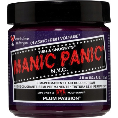 Manic Panic Barva na vlasy Classic High Voltage Plum Passion 118 ml