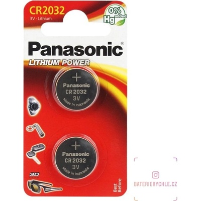 Panasonic CR2032 2ks CR-2032EL/2B – Hledejceny.cz