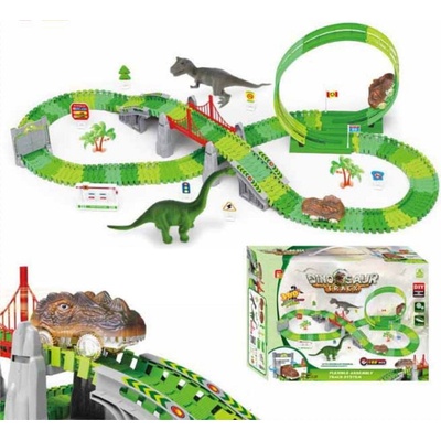 CAB Toys Dinosaur Track Dino dráha 191 prvků autodráha pro děti CAB Toys