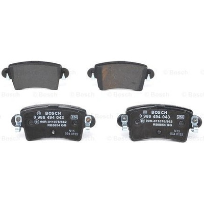 BOSCH Sada brzdových platničiek kotúčovej brzdy 0986494043